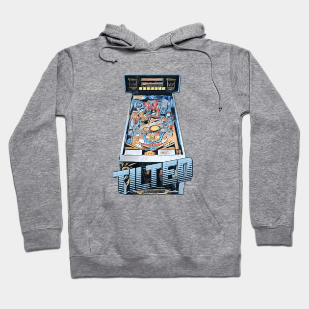 Pinball - Tilted Hoodie by karutees